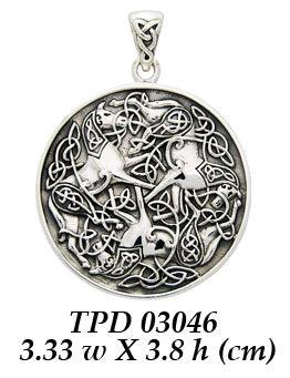 Celtic Knotwork Horse Pendant TPD3046 - Jewelry
